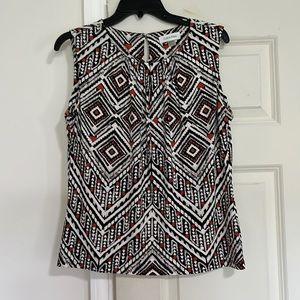 Calvin Klein sleeveless blouse
